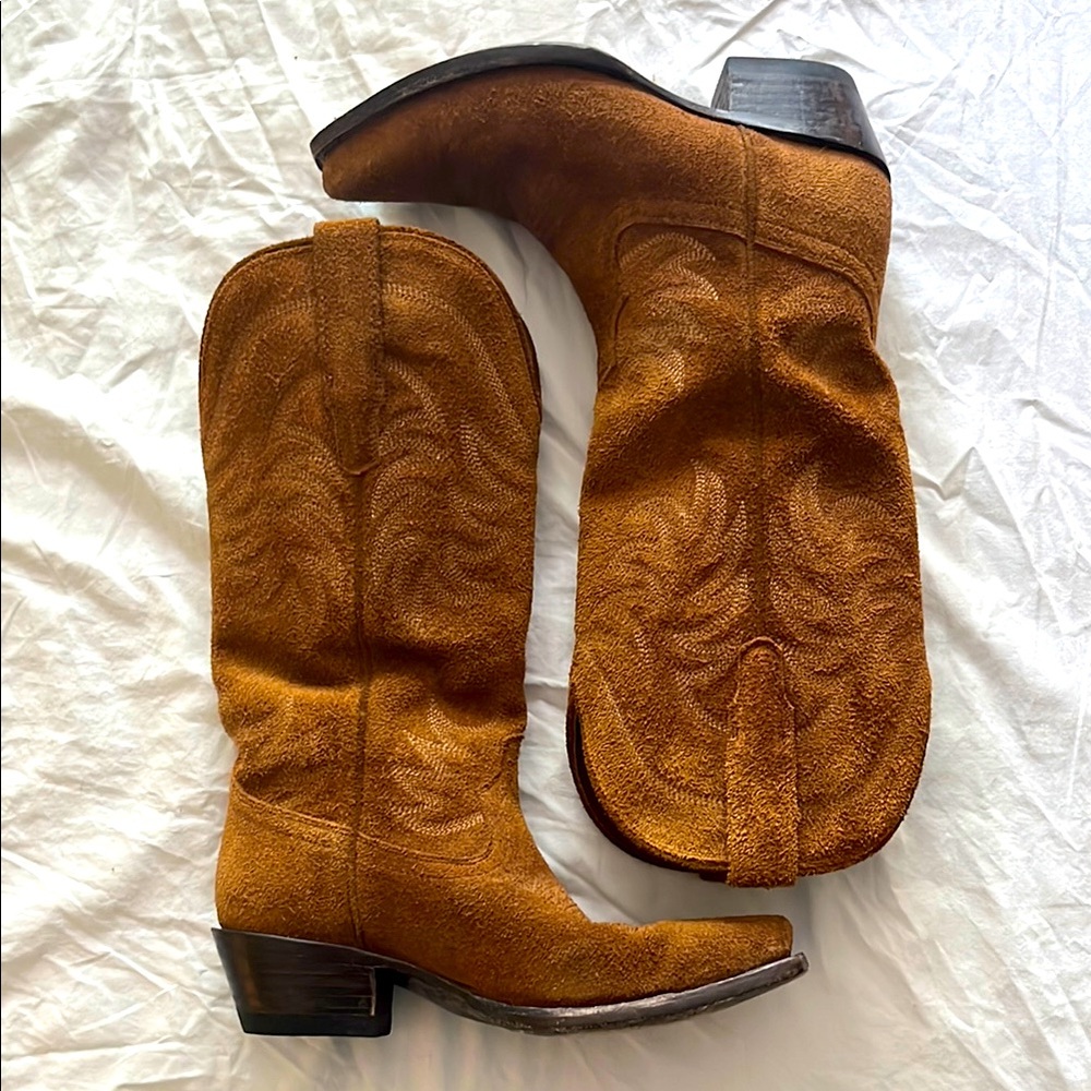 Tecovas Brown Heeled Boots